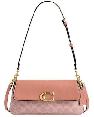 COACH Jet 25 Flap Shoulder Bag - Pink