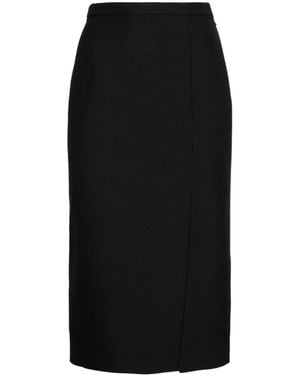 Michael Kors Side-Split Skirt - Black