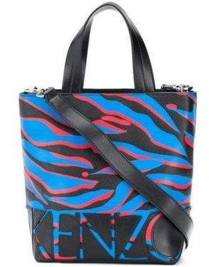 KENZO Printed Handbag - Blue