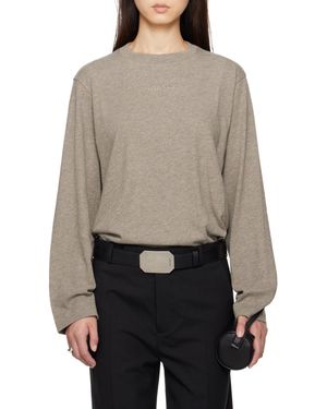 Fear Of God Round-Neck Logo T-Shirt - Grey