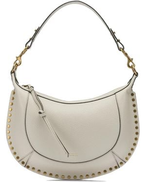 Isabel Marant Naoko Studded Shoulder Bag - White