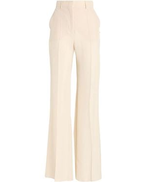 Sportmax Minimalist Straight-Leg Pants - Natural