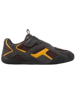 Versace Galaxia Lace-Up Trainers - Black