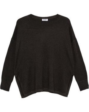 Baserange Long-Sleeve Knit Top - Black