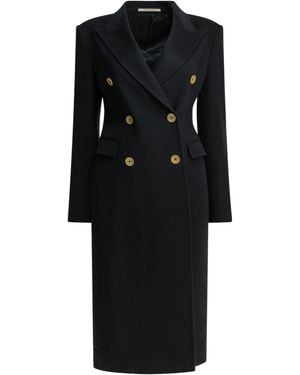 Tagliatore 'Meryl' Long Coat - Black