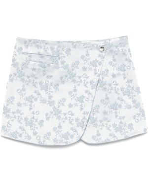 Coperni Patterned Skirt - White