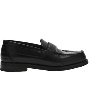 1989 STUDIO Perforated Loafers - Black