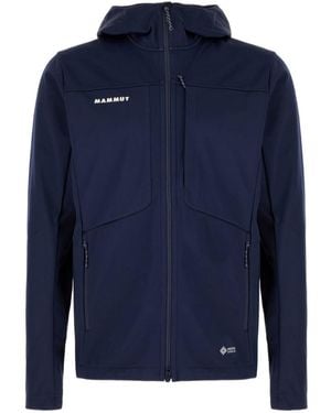 Mammut Hooded Zip-Up Jacket - Black