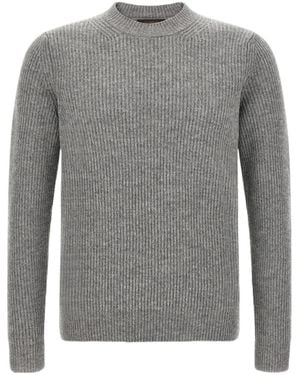 Zanone Long-Sleeved Jumper - Grey
