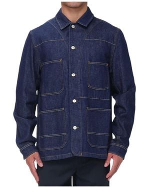 Paul Smith Denim Overshirt - Blue