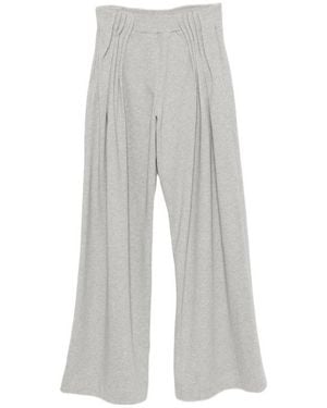 Dries Van Noten Wide-Leg Casual Trousers - Grey