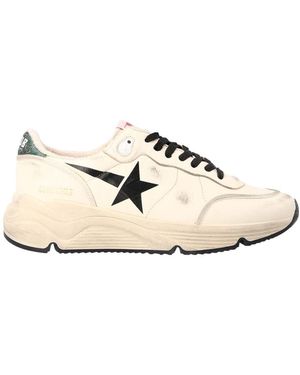 Golden Goose Running Sole Low-Top Trainers - Natural