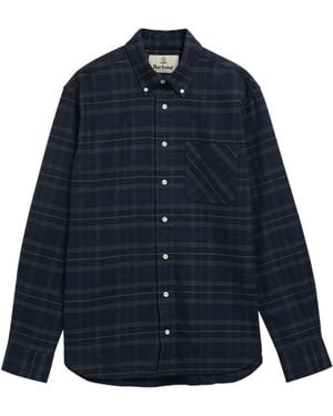 Barbour Buttondown Plaid Longsleeve Shirt - Blue