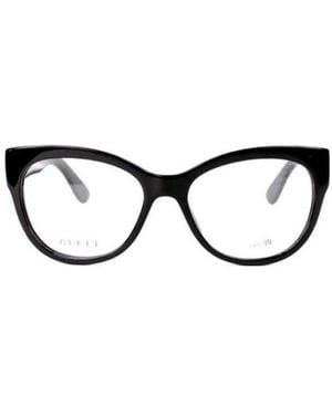 Gucci Logo Detail Flat Lens - White