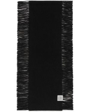 TOTEME Cashmere Tassel Scarf - Black