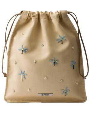 Prada Wish Clutch Bag - Natural