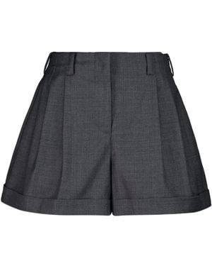 Givenchy Double Pleat Shorts - Grey