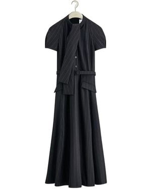 Dior Mid-Length Belted Dress - Black