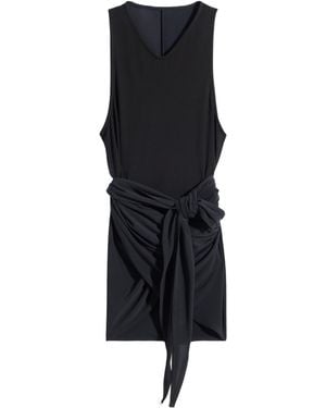 Lemaire Draped Wrap Top - Black