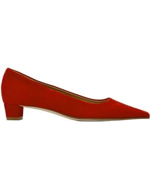 Aeyde Judi Kid Suede Pumps - Red