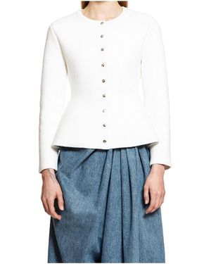 Loewe Long-Sleeved Cardigan - White