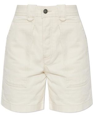 Isabel Marant Isabel Marant Étoile Eveja High-Waist Shorts - White