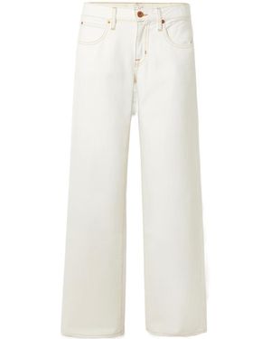 SLVRLAKE Denim Lexi Wide-Leg Jeans - White