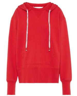Maison Margiela Hooded Sweatshirt - Red