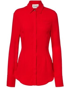 TOVE Long Sleeve Shirt - Red