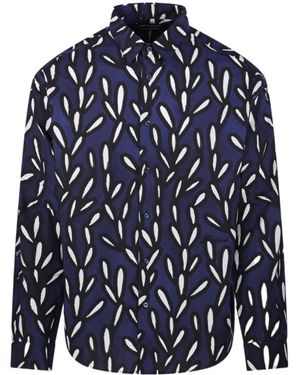 Jacquemus La Chemise Jean' Shirt With Spread Collar - Blue
