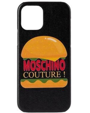 Moschino Hamburger Iphone 12 Pro Mobile Phone Case - Orange
