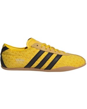adidas Originals Tokyo Striped Flat Trainers - Yellow