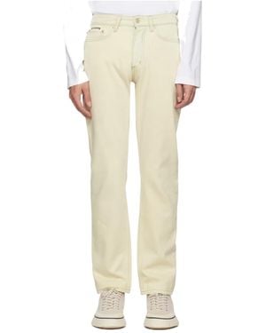 Eytys Five-Pocket Denim Trousers - White