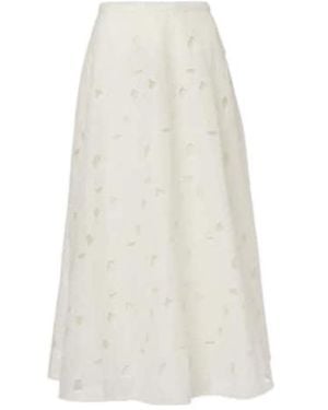 Ulla Johnson Hard-Woven Long Dress - White