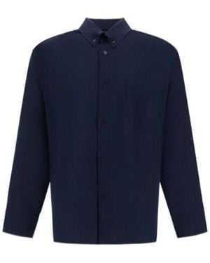 Herno Button-Up Long-Sleeved Shirt - Blue
