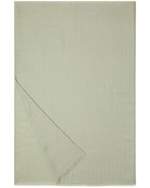 Loro Piana Maxi Crest Stole - Green
