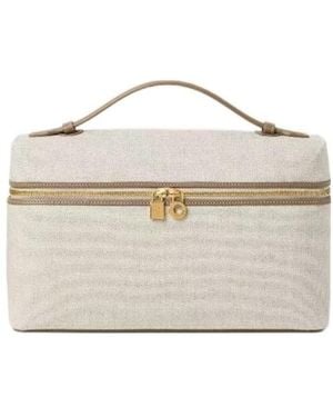 Loro Piana Extra Pocket L27 Shoulder Bag - Natural