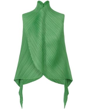 Pleats Please Issey Miyake Pleated Top - Green