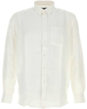 Vilebrequin Long-Sleeved Linen Shirt - White