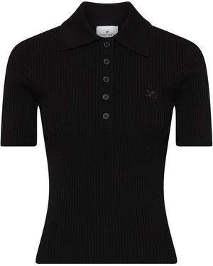 【関税込み】Signature Polo - Courreges - Cotton - Black 23819662_54721197_600.jpg