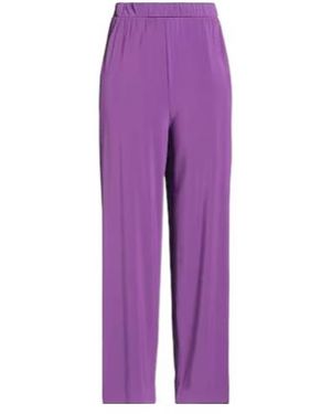 Max Mara Casual Trousers - Purple