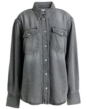 Isabel Marant Simple Long-Sleeved Shirt - Grey