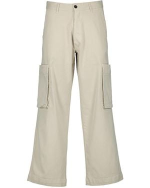 Officine Generale Officine Générale Straight-Leg Cargo Trousers - Natural