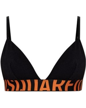 DSquared² Logo Bra - Black