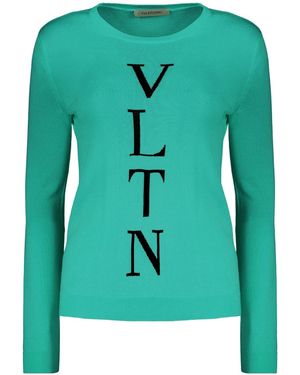 Valentino Long-Sleeved Jumper - Green