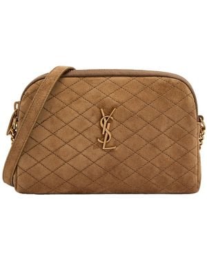 Saint Laurent Chain Crossbody Bag - Brown