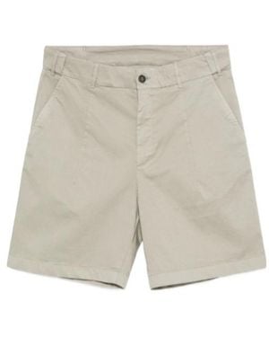 Eleventy Buttoned Bermuda Shorts - Grey