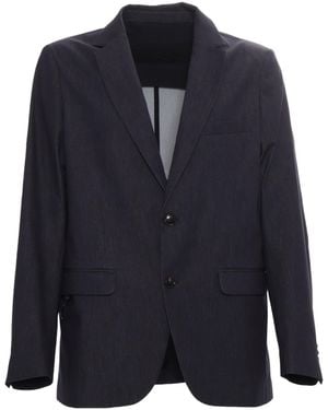 Rrd Single-Breasted Blazer - Blue