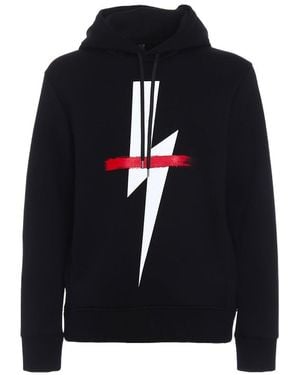 Neil Barrett Hoodies - Black