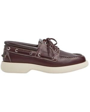 Gucci Kaveh Boat Shoes - Brown